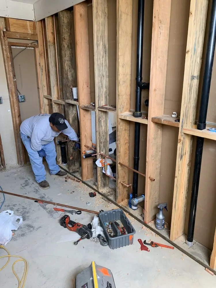 Commercial rough-in plumbing for Trenchless Sewer Repair in Fowlertown
